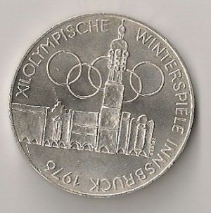 avstrija 100 ats 1976 olimpijski krogi