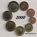 belgija euro set 2000