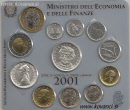 italija fodler lire 2001 kovanci