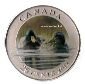 kanada 25 cent 2013 raca mlakarica