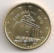san marino 10 cent 2010