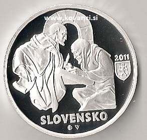 srebrnik slovaška 10€ 2011